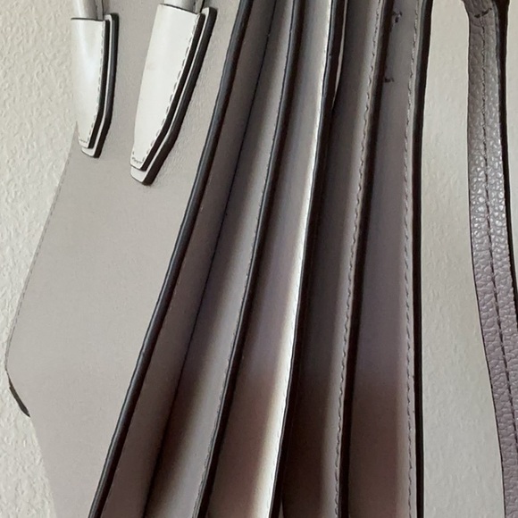 Michael Kors Mecer Medium Pebble Leather Satchel : - Picture 8 of 8